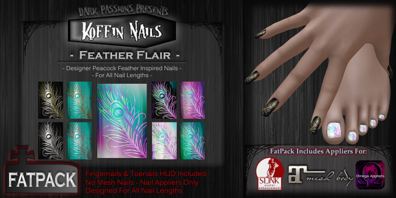 Koffin Nails - Fatpack - Feather Flair
